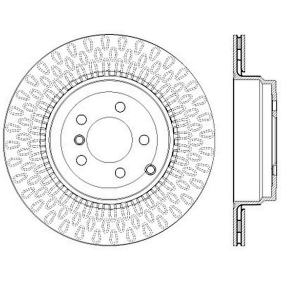 C-Tek Disc Brake Rotor 121.22019 Fits select: 2011-2012 LAND ROVER RANGE ROVER HSE LUXURY, 2010 LAND ROVER RANGE ROVER AUTOBIOGRAPHY