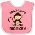thumbnail image 3 of Inktastic Mimi Little Monkey Grandchild Boys or Girls Baby Bib, 3 of 4