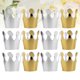 thumbnail image 5 of EeaseMX 12 coronas de papel para sombreros, coronas de cumpleaños para decoraciones de fiesta infantil (doradas y plateadas), 5 of 7
