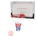 thumbnail image 2 of Basketball Rim Hoop Set Heavy Duty Steel Powder-Coated 12.6in Diameter with Net for Indoor Outdoor Play, 2 of 7
