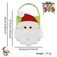 thumbnail image 3 of BMYJ Festive Christmas Bags Reusable Holiday for Santa Sacks for Candy and for Christmas Celebrations and Decorations Holiday New Year Holiday Gift, 3 of 9