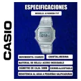 thumbnail image 4 of Reloj Casio Vintage Unisex Original E-watch Color De La Correa Gris Color Del Bisel Plateado Color Del Fondo Plateado, 4 of 8