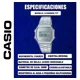 thumbnail image 4 of Reloj Casio Vintage Unisex Original E-watch Color De La Correa Gris Color Del Bisel Plateado Color Del Fondo Plateado, 4 of 8