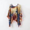 thumbnail image 1 of Oversized Square Scarf Shawl Silk Simulation Thin Summer Sun Protection Women Outerwear, 1 of 6