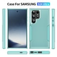 thumbnail image 5 of Dteck for Samsung Galaxy S24 Ultra Case, Full Body Heavy Duty Rugged Shockproof Protective Phone Cover with Tempered Glass Screen Protector and Camera Lens Cover,Mint, 5 of 7