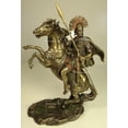 thumbnail image 2 of Bronzed Finish Roman Centurion on Horseback Statue, 2 of 3