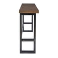 thumbnail image 6 of Pemberly Row Contemporary Steel & Wood Sofa Bar Table in Dark Gunmetal, 6 of 11
