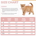 thumbnail image 3 of ROZKITCH Sticky Cat Clothes Soft Cat Recovery Suit Stretchy Cat Onesie - Hair Loss Prevention Prevents Licking Body and Leg Wounds After Surgery, Pink, 2XL, 3 of 8