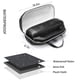 thumbnail image 2 of Bolsa de almacenamiento impermeable con correa ajustable, funda de altavoz compatible con Bluetooth, portátil para Anker Soundcore Motion Boom Plus, 2 of 9