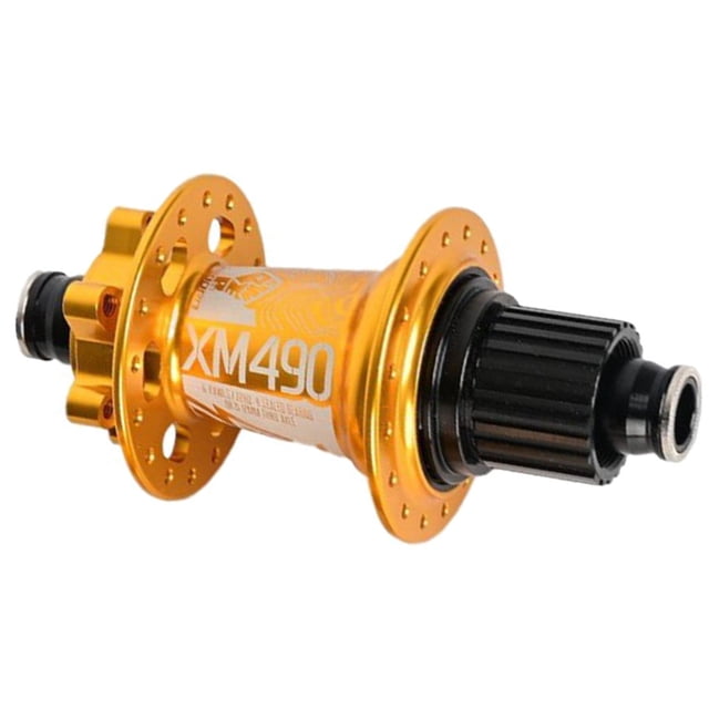 Riwesomey Cubo de rodamiento Mano de obra 28H 32 Instalación práctica delantera Eje de rueda Cubos de metal Superficie lisa Tamaño compacto Palanca de Herramientas y ferretería Oro 32H Riwesomey TO009135-05