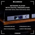 thumbnail image 2 of Cambridge Audio CXN100 - Reproductor de audio en red WiFi de alta resolución independiente, transmisor y preamplificador con pantalla con Chromecast integrado, radio por Internet y DAC de referencia S, 2 of 5