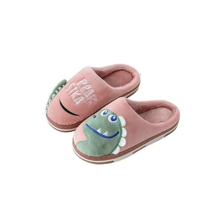 

Tenmix Unisex Cozy Fuzzy Slippers Daily Anti-Slip Memory Foam Plush Slipper Home Lightweight Clogs Shoes Dark Pink 8C