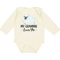thumbnail image 3 of Inktastic Grammie Loves Me Grandson Boy Lamb Boys or Girls Long Sleeve Baby Bodysuit, 3 of 5