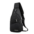 thumbnail image 1 of Hombres de moda Pecho Bolsa Viaje al aire libre Ligero Cross Body Pouch Los 33x16x8cm SM SunniMix Bolsas de moda para hombres, 1 of 8