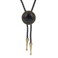 thumbnail image 1 of Qarigey Classic Rhinestone Bolo Tie Shirt Poirot Gentleman Suit Tie Korean Accesorios de disfraces Bronce antiguo, 1 of 1