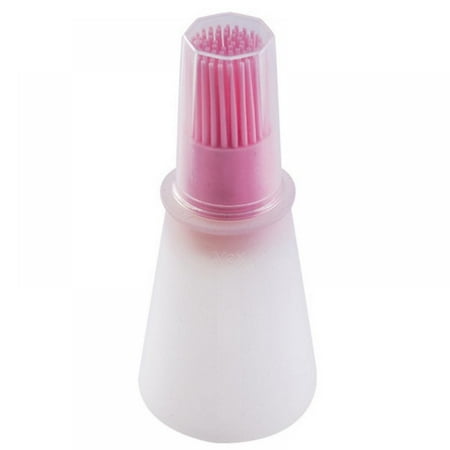 

BBQ Silicone Oil Brush Bottle with Lid Oil Brush Bottle Oil Pot Brush