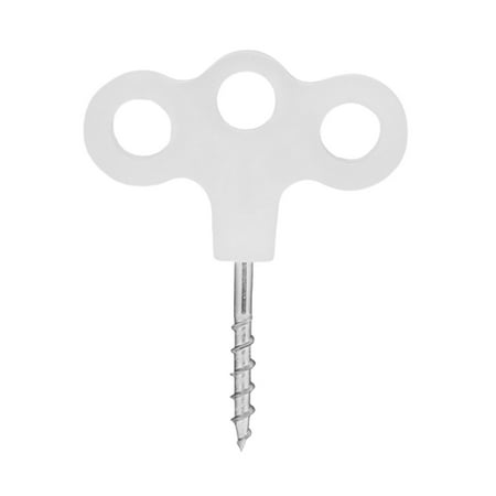 WEIOUKC Tent Stakes 3 Holes Metal Screw Spikes Ground Pegs Glow-in-the-Dark Tent Stakes Windproof Ground Anchors with Stainless Steel Thread