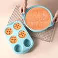 thumbnail image 3 of Juego de moldes de silicona para hornear pasteles, placa de horno resistente a altas temperaturas, Pan de pastel, tostada, molde de cocina para Muffin, 3 of 4