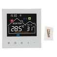 thumbnail image 2 of Thermostat Intelligent avec Écran LCD Couleur Programmable Tactile pour Chauffage de l'Eau Stockage de Mémoire Intelligent, 2 of 7