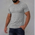 thumbnail image 2 of LTTVQM Men’s Quick Dry Active Workout T Shirt Summer Spring Short Sleeve 2026 Training Tee Top for Night Running Gym Light Gray 2XL, 2 of 6