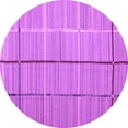 thumbnail image 1 of Ahgly Company Indoor Round Abstract Purple Contemporary Area Rugs, 7' Round, 1 of 4