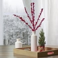 thumbnail image 2 of Northlight 25-Inch Red Berries Artificial Christmas Twig Branch Spray, 2 of 2