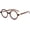 Brown, variant on Retro Round Glasses for Men Women Circle Glasses Frames Costume Eyeglasses Anti Blue Light Lens