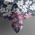 thumbnail image 5 of Pioneer Flower Floral Print Pattern Square Tablecloth,Waterproof Square Table Cover,Wipeable Spillproof Washable Table Cover for Home Kitchen Party Decor 42"X42"(107x107cm), 5 of 6