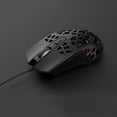 thumbnail image 3 of tredstone Ultralight RGB Gaming Mouse Wired Design for Computer Black, 3 of 6