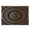thumbnail image 1 of Mandala Cutting Board, Circle Universe and Cosmos Esoteric Image Print, Decorative Tempered Glass Cutting and Serving Board, Large Size, Chestnut Brown, by Ambesonne, 1 of 1