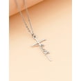 thumbnail image 6 of ICTPTOSL Cross Pendant Necklace for Women Religious Jewelry Faith Cross Necklace for Women Christians, 6 of 7