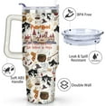thumbnail image 3 of Magic Movie Tumbler 40oz with handle and Straw Magic Harrly Reusable Stainless Steel Vacuum Insulated Tumbler for Home, Office, Car or Travel, 3 of 6