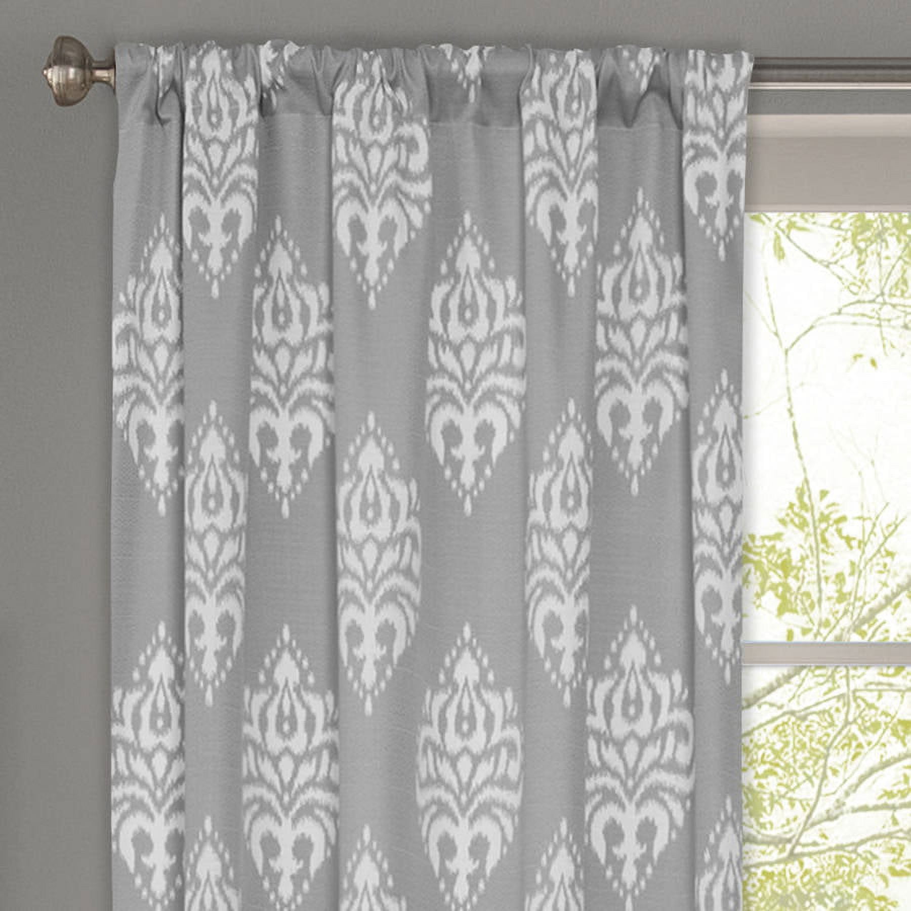 Better Homes and Gardens Traditional Damask Curtain Panel