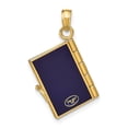 thumbnail image 4 of 14k Yellow Gold Enamel 3-D Passport Pendant, 4 of 5