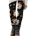 thumbnail image 2 of AOOCHASLIY Womens Christmas Pants Womens Fashion Casual Printed Tight Leggings High Waist Long Pants, 2 of 5