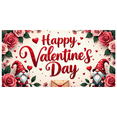 thumbnail image 1 of Bannière de Fond Design Cœur Romantique de la Saint-Valentin avec Cœurs Rouges Décoration de la Saint-Valentin pour Fournitures de Fête Accessoires de Photographie Décors de Fond, 1 of 4