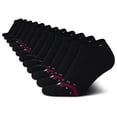 thumbnail image 1 of Calcetines Tommy Hilfiger No Show para mujer, paquete de 12, tallas 4-10, color negro, 1 of 6