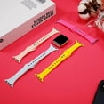 thumbnail image 2 of YuiYuKa Slim Sport Band Silcone Strap Compatible with Apple Watch Bands 41mm 40mm 45mm 44mm Ultra 49mm 42mm 38mm Woman Men, Thin Soft Wrist Adjustable bracelet for iWatch Series 9 8 7 se 6 5 4 3 2 1, 2 of 12