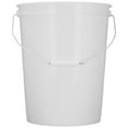 United Solutions 5Gallon Plastic Utility Pail with Handle, White