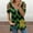 Black, variant on weskinke Top For Women Western Shirt Zipper Pullover Short Sleeve Color Block V Neck Fashion Casual Top St Patricks Day Print T Shirt