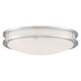 thumbnail image 1 of Access Lighting 20472LEDD-BS-SACR Lampe de Plafond à LED Sparc 16 Pouces, Acier Brossé, 1 of 2