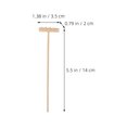 thumbnail image 2 of Phenofice 5pcs Garden Tiny Rake Sandbox Accessories Rustic Wood for Tea Ceremony, 2 of 8