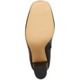 thumbnail image 4 of MADDEN GIRL Womens Black Comfort Knox Square Toe Block Heel Zip-Up Dress Booties 6.5 M, 4 of 4