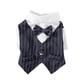 thumbnail image 1 of Camisa de vestir creativa, traje de fiesta de boda, moda de primavera y verano, abrigo, ropa adorable para perro, mascota y gato (azul marino, talla M), 1 of 5