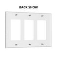 thumbnail image 2 of Cool Duck Switch Cover Decorative Wall Plate 3-Gang Standard Size, 2 of 5