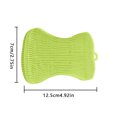thumbnail image 3 of kurtrusly Multi-functional Dishwashing Brush Non Stick Kitchen Scrubber Tableware Dish Cleaning Tool Bone Shape, 3 of 6