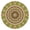 Art, variant on Tablecloth Psychedelic Mandala Art Waterproof Elastic Round Cover with Backing for Healing and Meditation Spaces