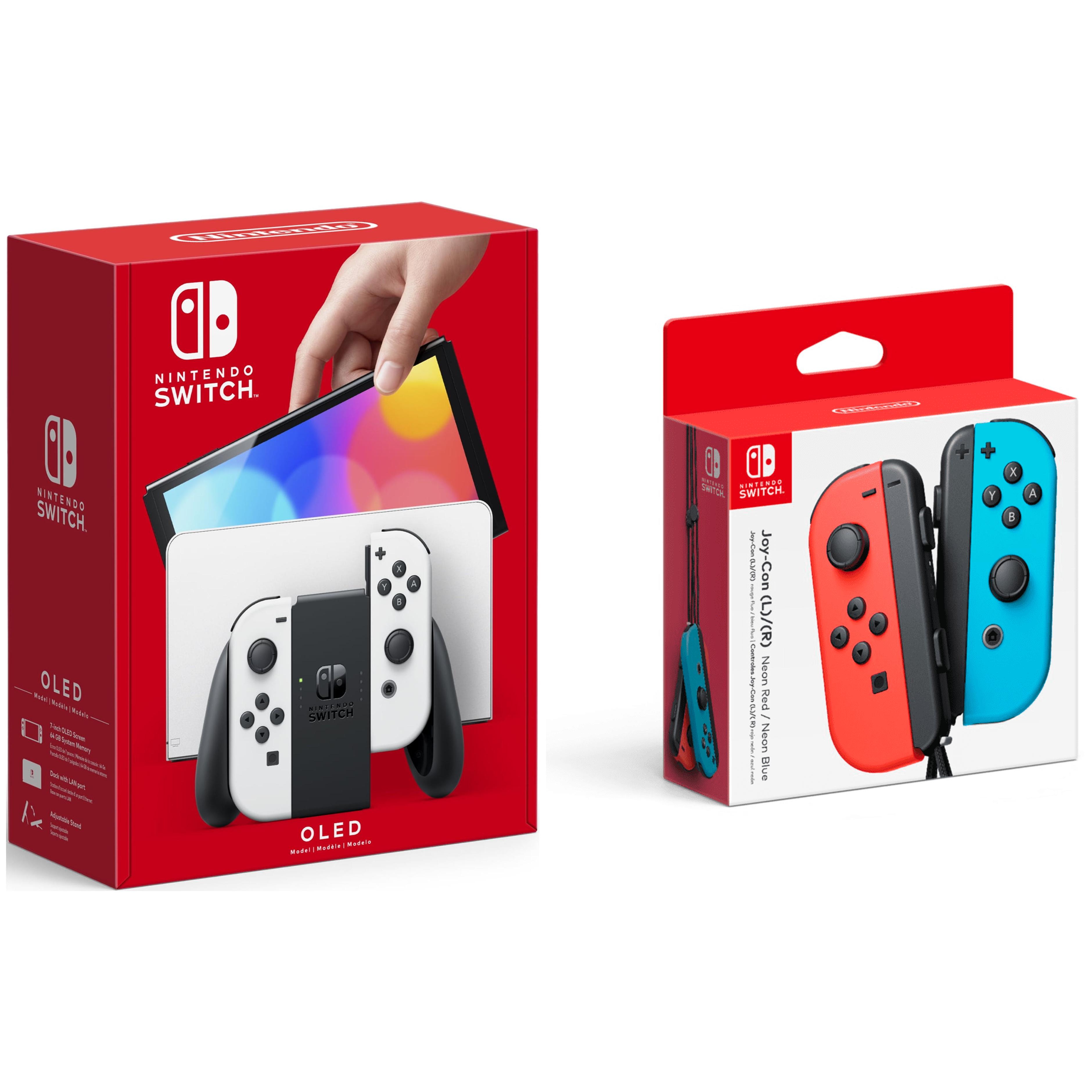 Nintendo Switch - OLED Model with White Joy-Con