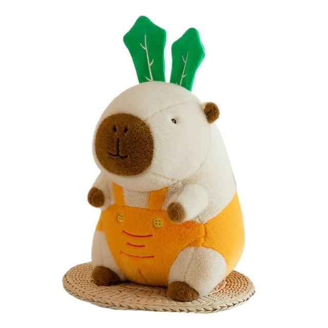 Lipstore Jouet Capybara Adorable Résistant à l'Usure Cadeau d'Anniversaire Oreiller Capybara Rembourré 30cm