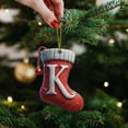 thumbnail image 3 of hengsof 26-Letter Acrylic Christmas Stocking-Style Ornaments Hanging Decor for Tree Branches Holiday Gifts Home Festive Accents Perfect for Christmas, 3 of 4